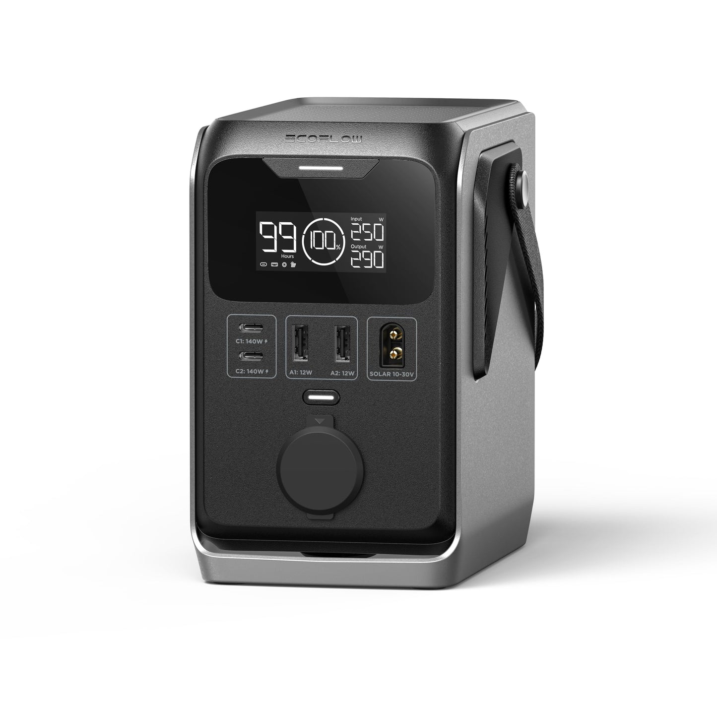 EF ECOFLOW TRAIL 300 DC Power Bank Station, 288Wh Outdoor Portable Power Station, LiFePO4 Battery, 300W DC Output, Compact Solar Generator for Camping, Travel, and Emergency (No Wall Charger Included)