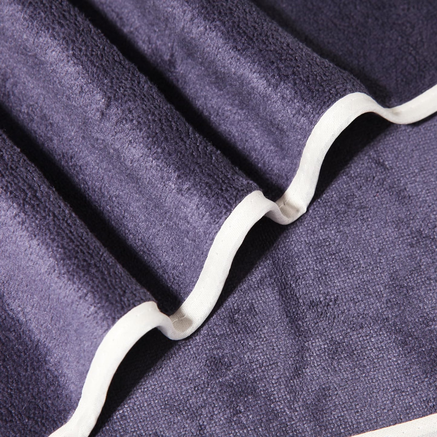 Xoofewal Microfiber Gym Towel Set for Men Women, Super Soft and Quick-Drying Towels for Fitness, Yoga, Cycling, Swimming (Blue+Grey+Purple, 3 Pack)