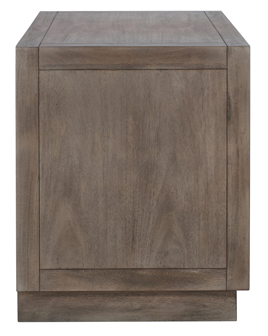 SAFAVIEH Couture Home Collection Steve Light Brown 2-Drawer Wood Nightstand Table (Fully Assembled)