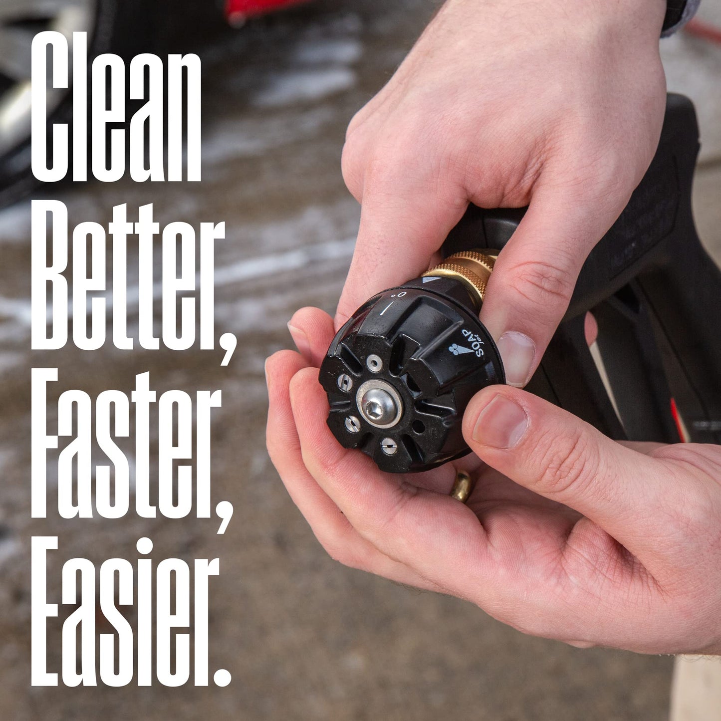 Westinghouse ePX3100v Electric Pressure Washer, 2100 Max PSI 1.76 Max GPM, Built-in Carry Handle & Pressure Washer 6-in-1 Nozzle Attachment - 3600 Max PSI