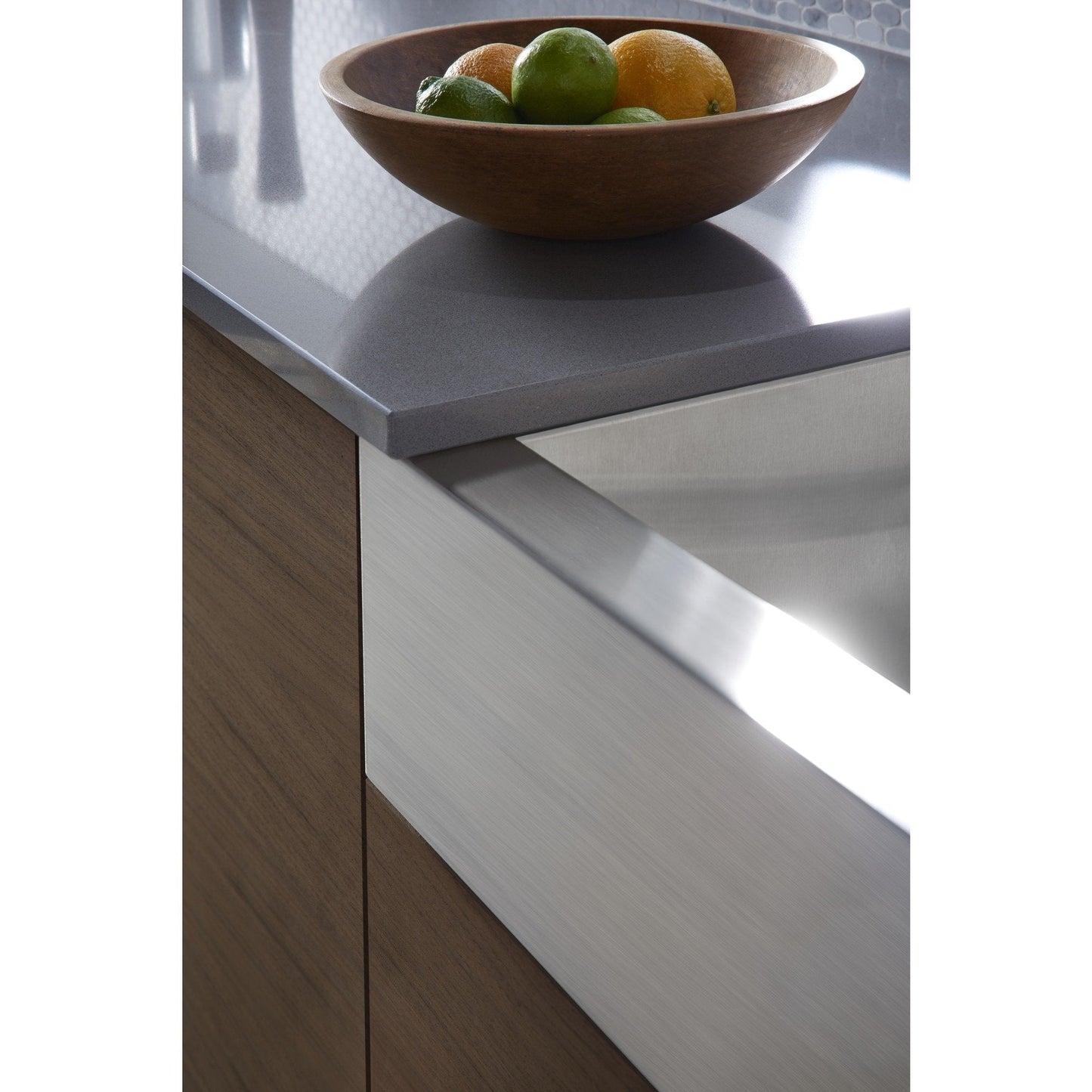 Sterling K-20243-PC-NA Ludington 34" Under-Mount Single-Bowl Farmhouse Kitchen Sink with Accessories, Apron-Front Basin, Stainless Steel
