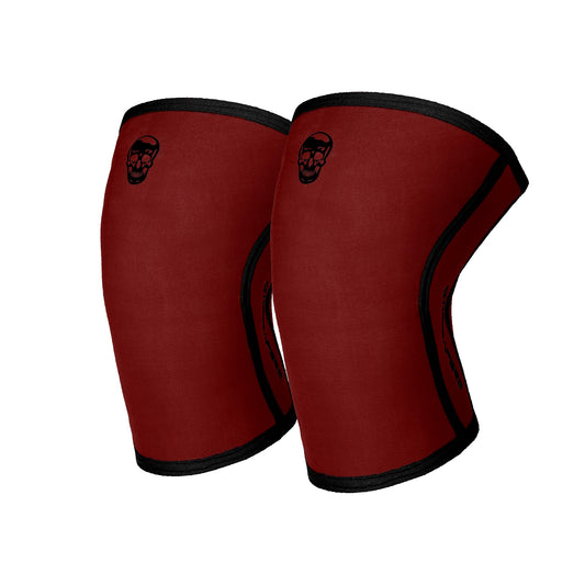 Gymreapers 5MM Knee Sleeves for Weightlifting, Squats, Powerlifting, and Functional Training – Compression Knee Support for Men & Women – Joint Protection & Recovery – Pair (Red, XX-Large)