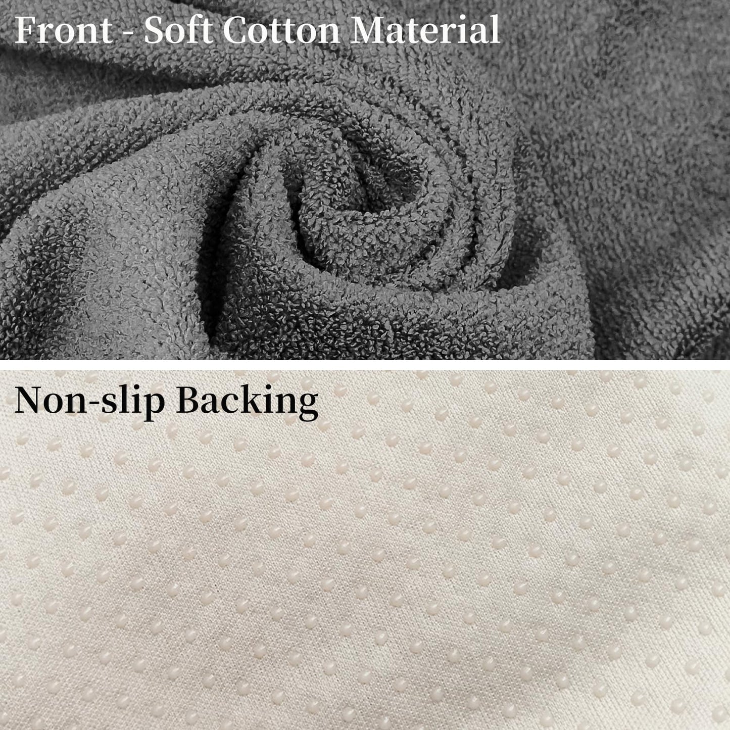 VOPHIA car seat Covers Waterproof & Non-Slip Car Seat Cover Protector - Universal Fit for All Cars,Gym & Beach Use,car seat Towels for Sweat,Pet-Friendly Protector(Grey)