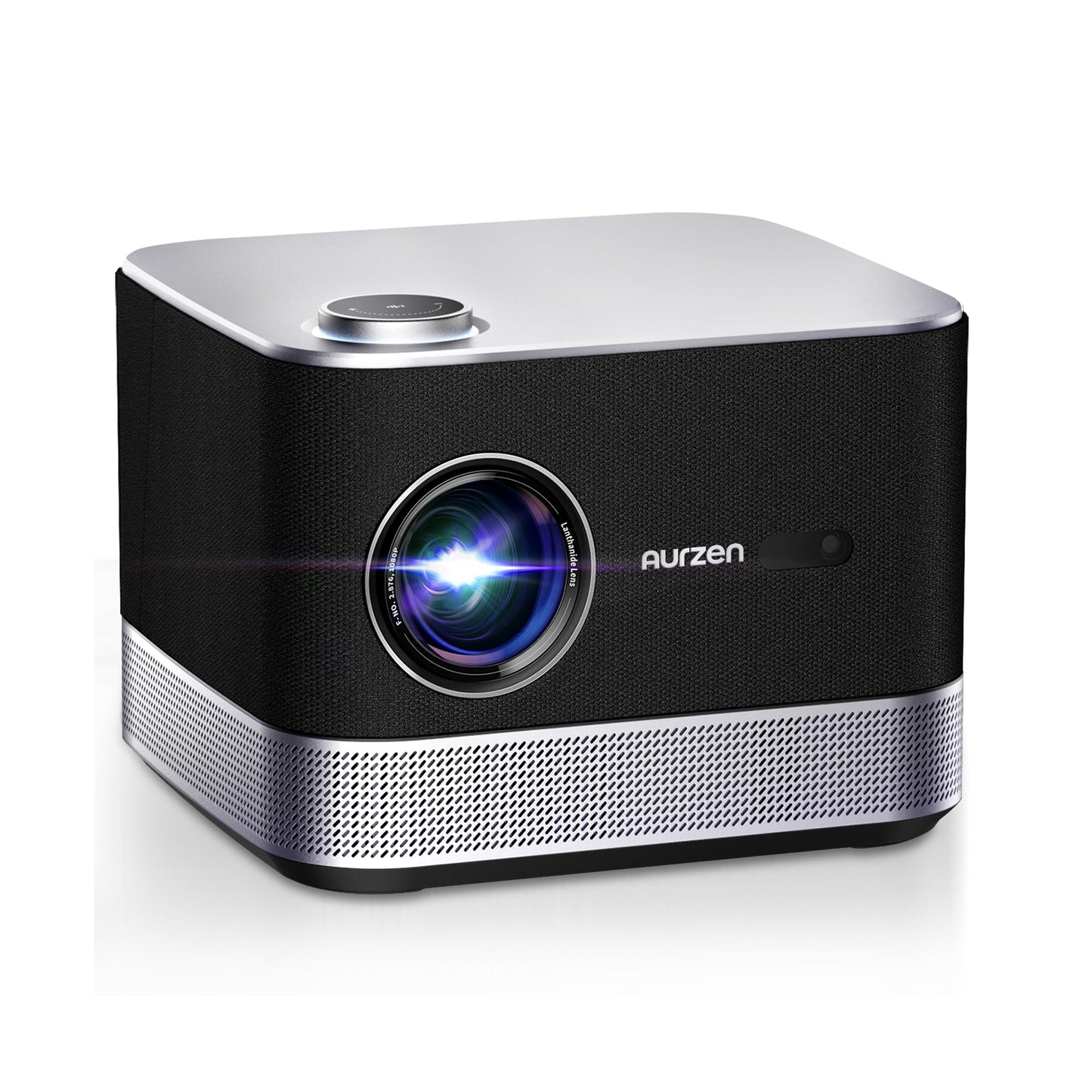 3-in-1 Projector 4K Supported, AURZEN BOOM 3 Smart Projector with WiFi and Bluetooth, 3D DoIby Audio & 36W Speakers, Auto Focus & Keystone, Built in NetfIix App 500 ANSI Home Outdoor proyector, Black