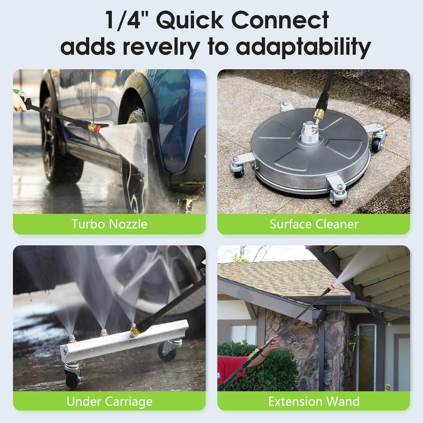 Electric Pressure Washer 5000 PSI,2.8 GPM Power Washer with Foam Cannon,Portable Cleaner with 33ft Hose Reel,4 Nozzle Tips,and Soap Bottle for Cars/Home/Driveways/Patios/Decks/Fences