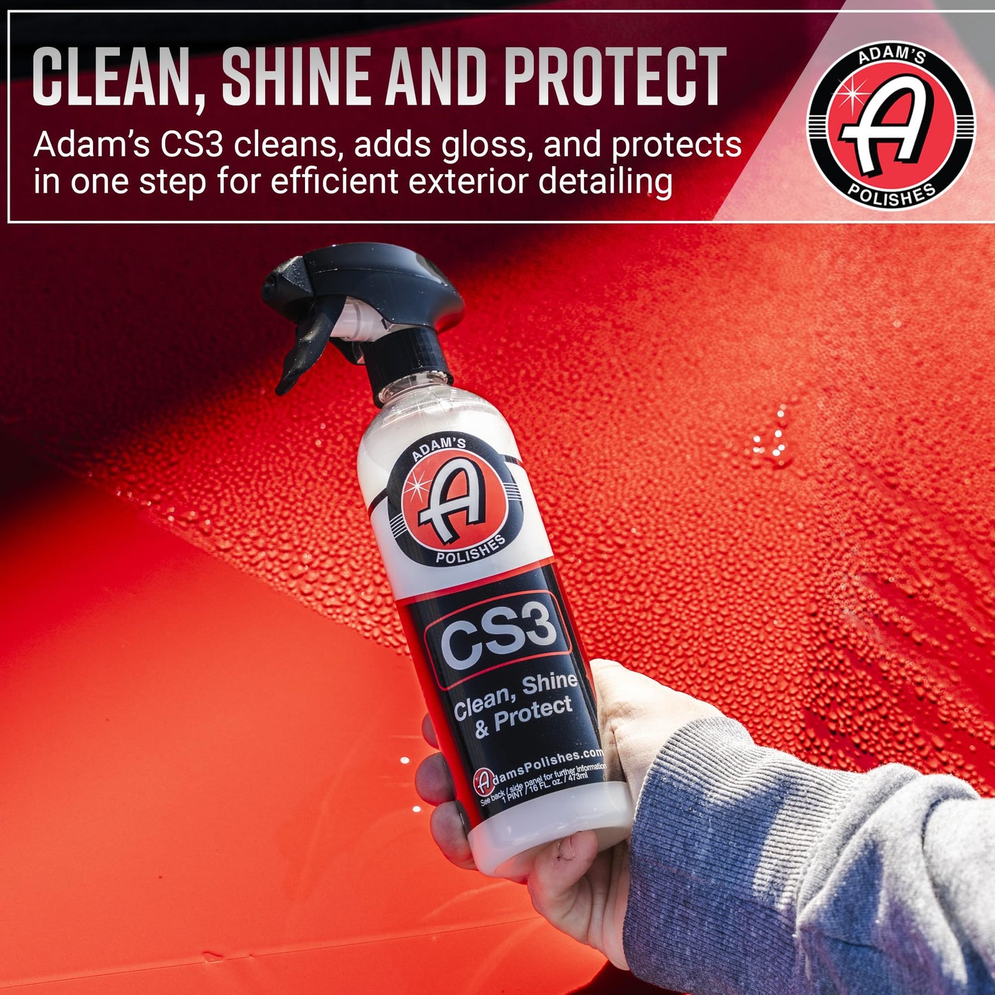 Adam's Essential Car Wash Kit (17-Item) - Auto Detailing Car Care Cleaning Kit with Foam Gun & Bucket Car & Truck Lovers, Dads, Moms and DIYers
