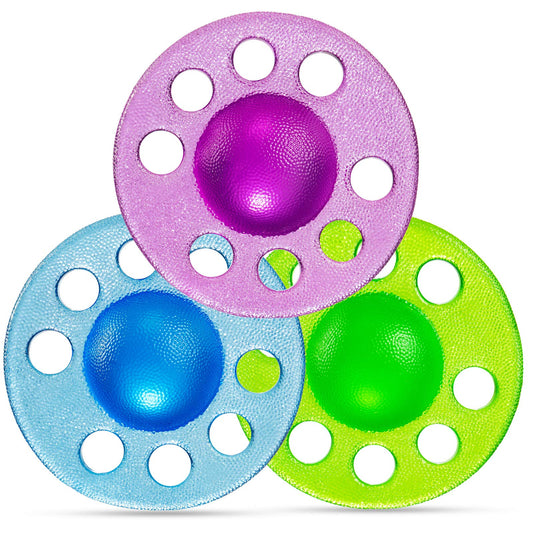 Serenily Grip Strength Trainer Finger Stretcher Hand Exercisers for Therapy Finger Extension Exerciser for Carpal Tunnel Hand Grips for Strength Training Finger Strengthener - 3 Piece Finger Exerciser