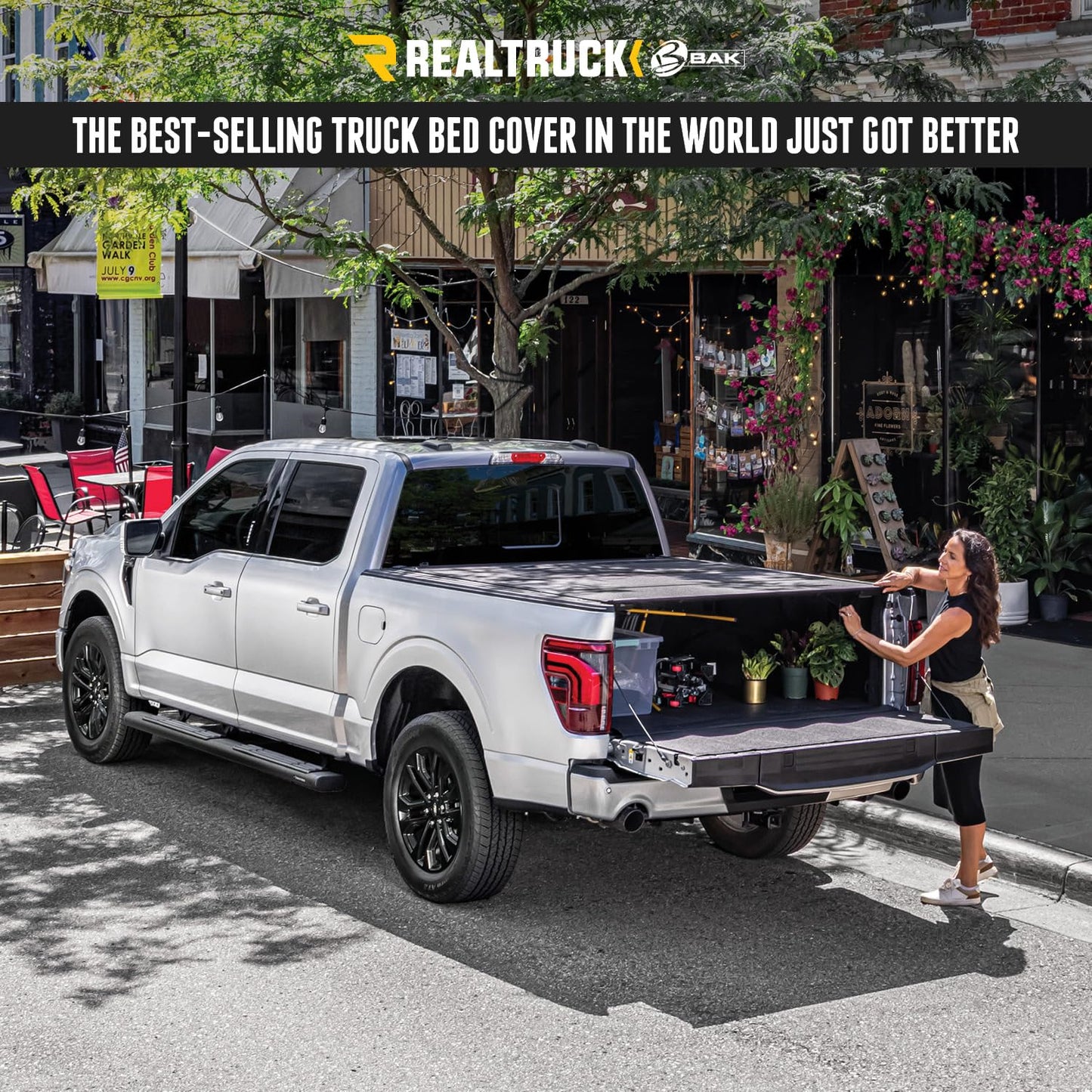 RealTruck BAK BAKFlip MX4 Hard Folding Truck Bed Tonneau Cover | 448441 | Fits 2022-2026 Toyota Tundra 6' 7" Bed (78.7")