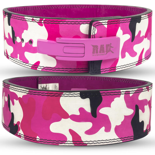 RAD Lever Weight Lifting Gym Belt for Men & Women Size 63 TO107 CM,Thick 10MM & Width 4 Inch Lever Powerlifting Belts for Women Dead Lift Workout Belt Leather Weight Lifting Lever Gym Squat Belt