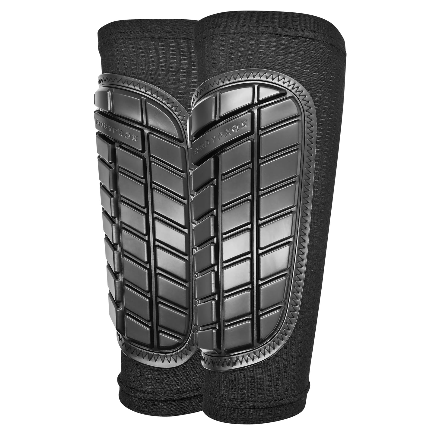 Bodyprox Soccer Shin Guards Sleeves for Men, Women and Youth (X-Large)