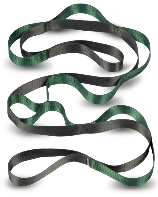 Acozycoo Stretching Strap with Loops for Physical Therapy,Yoga Strap for Stretching,Home Workout,Pilate & Flexibility Training,Non-Elastic Exercise Stretch Band for Hamstring,Leg Stretcher Belt,Flexibility Fascia
