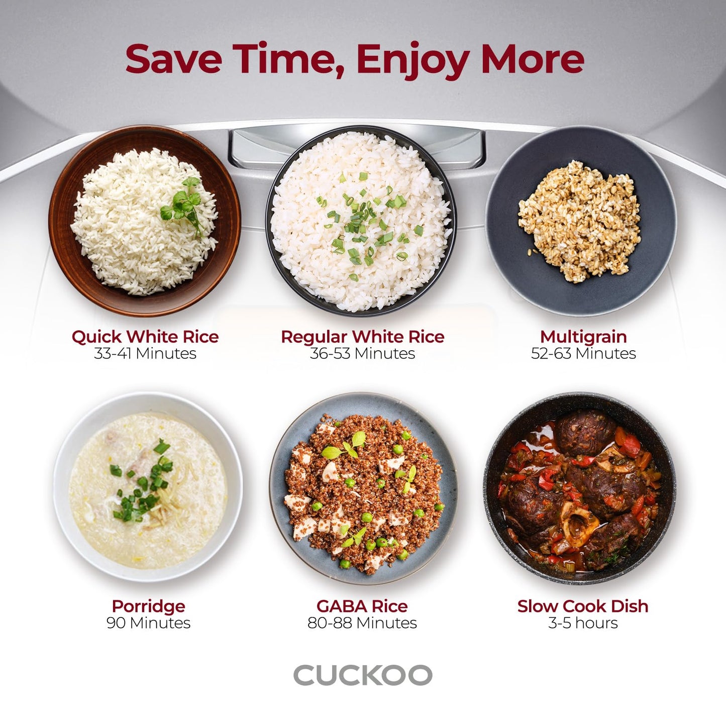 CUCKOO Micom Rice Cooker 6 Cup Uncooked / 12 Cup Cooked, Korean Fuzzy Logic Rice Cooker with Delay Timer & Keep Warm Setting, Versatile Food Steamer with Non-Stick Inner Pot, Silver (CR-0632F)