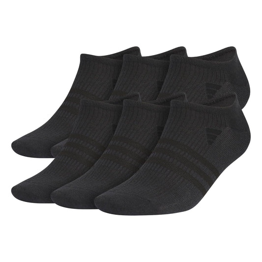 adidas Men's Superlite No Show Socks (6 Pairs) Lightweight & Breathable