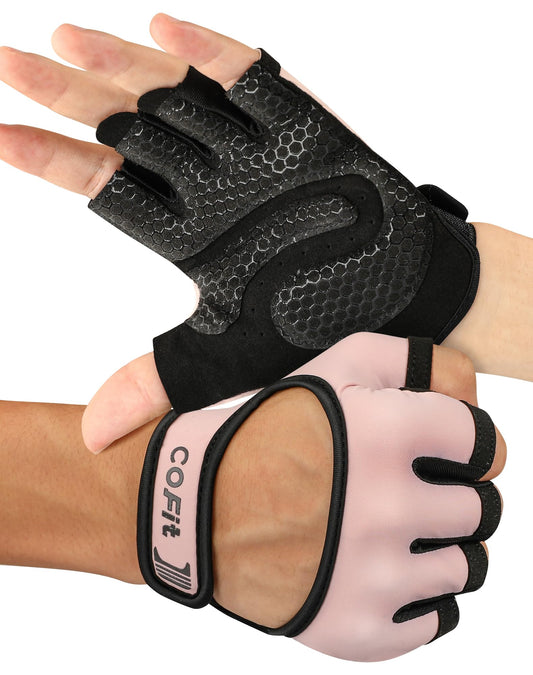 COFIT Breathable Workout Gloves, Antislip Weight Lifting Gym Gloves for Men Women, Superior Grip & Palm Protection for Weightlifting, Fitness, Exercise, Training