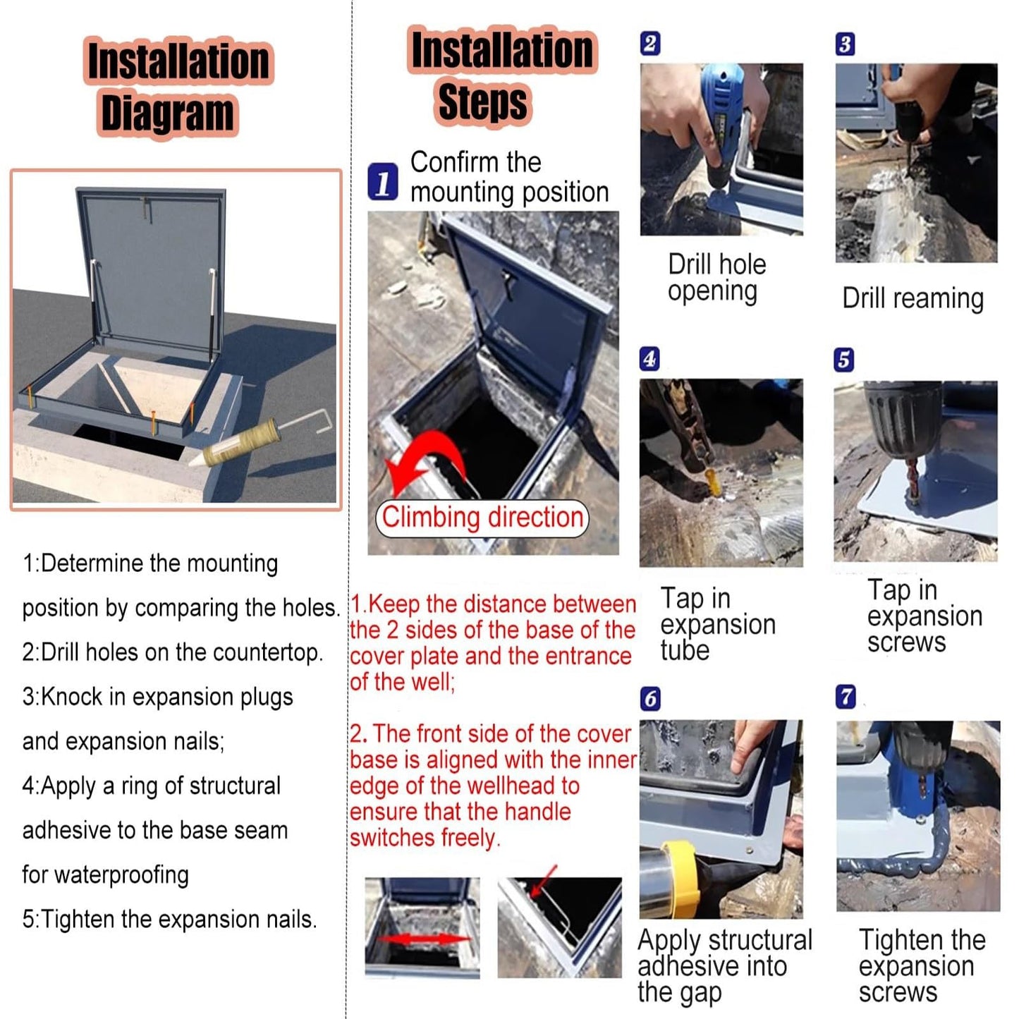 Roof Hatch Door Skylight, 28x31in / 71.1x78.7cm Galvanized Steel Plate, Thermal Insulation, Customizable Size, Emergency Escape for Industrial Factories and Warehouses