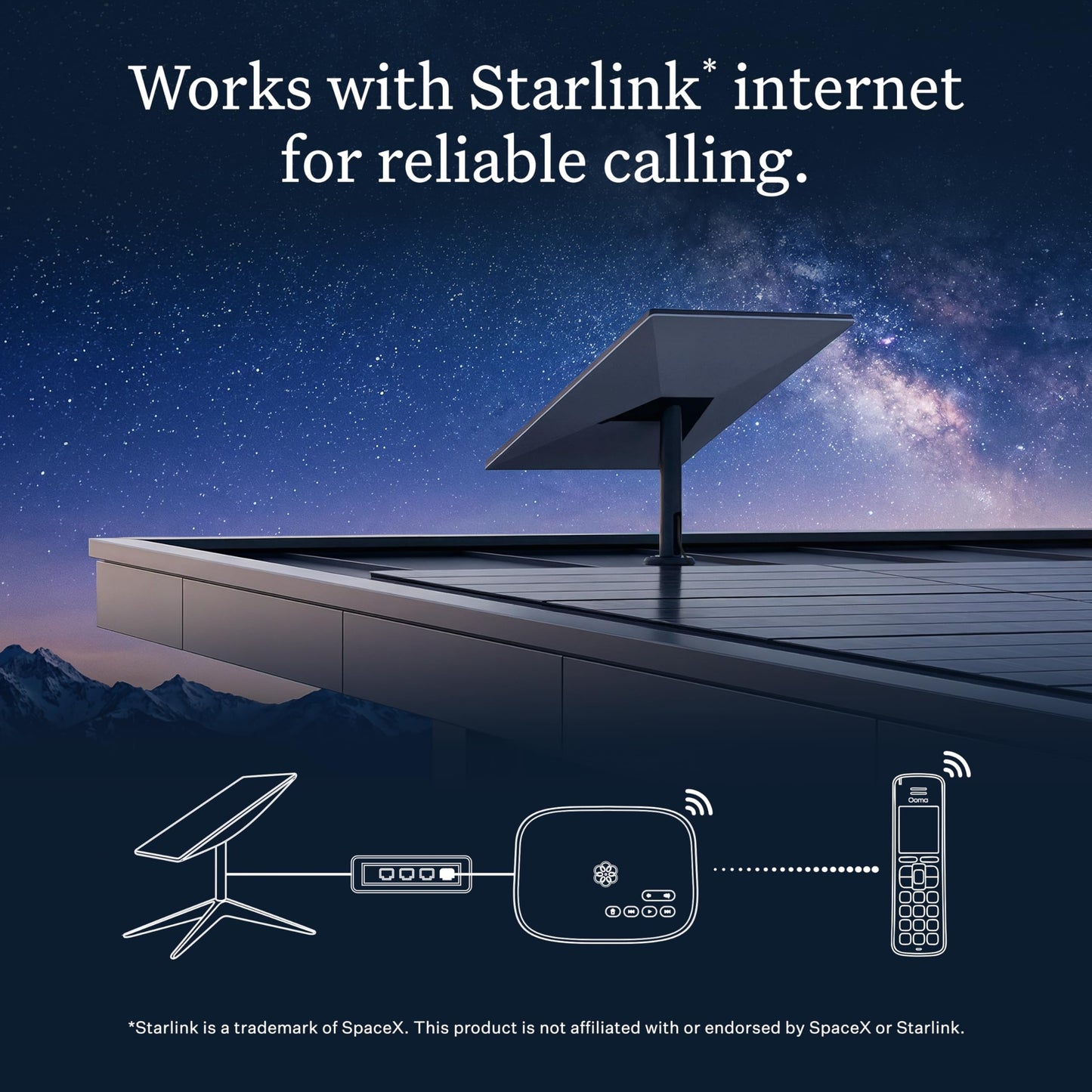 Ooma Telo VoIP Free Internet Home Phone Service and HD3 Handset. Affordable landline replacement. Unlimited nationwide calling. Call on the go with free mobile app. Can block Robocalls.