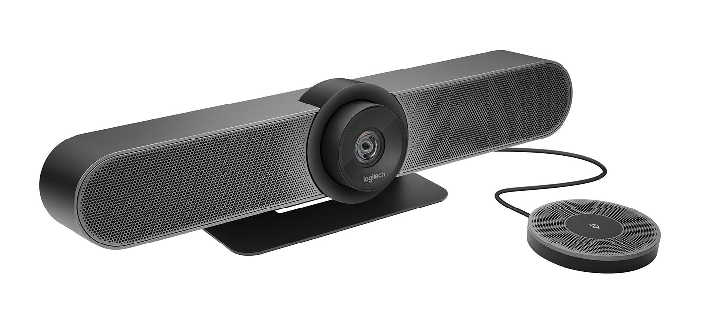 Logitech MeetUp and Expansion Mic HD Video and Audio Conferencing System for Small Meeting Rooms (Renewed)