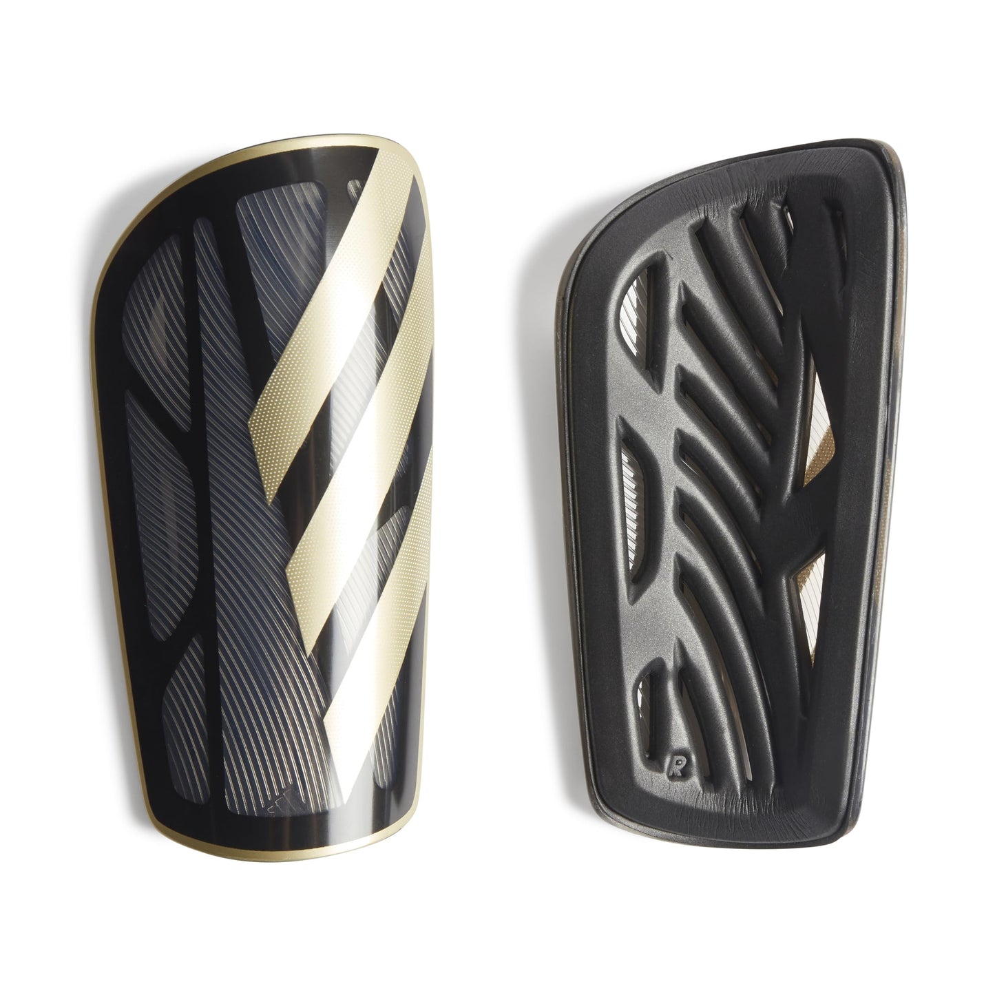 adidas unisex-adult Tiro League Shin Guards, White/Black/Silver Metallic, X-Large