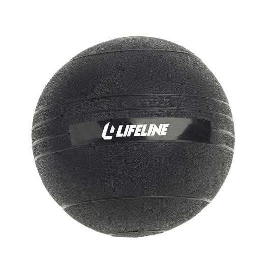 Lifeline Fitness Weighted Slam Ball - Easy to Grip Slam Ball for Home Gym and HIIT Workouts - 8 lb.