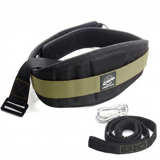 LSGCHAMA Belt for Belt Squats, Rack Attachment and Squat Machine,Heavy Duty Dip Belt Weighted Pull Up Belt for Workout