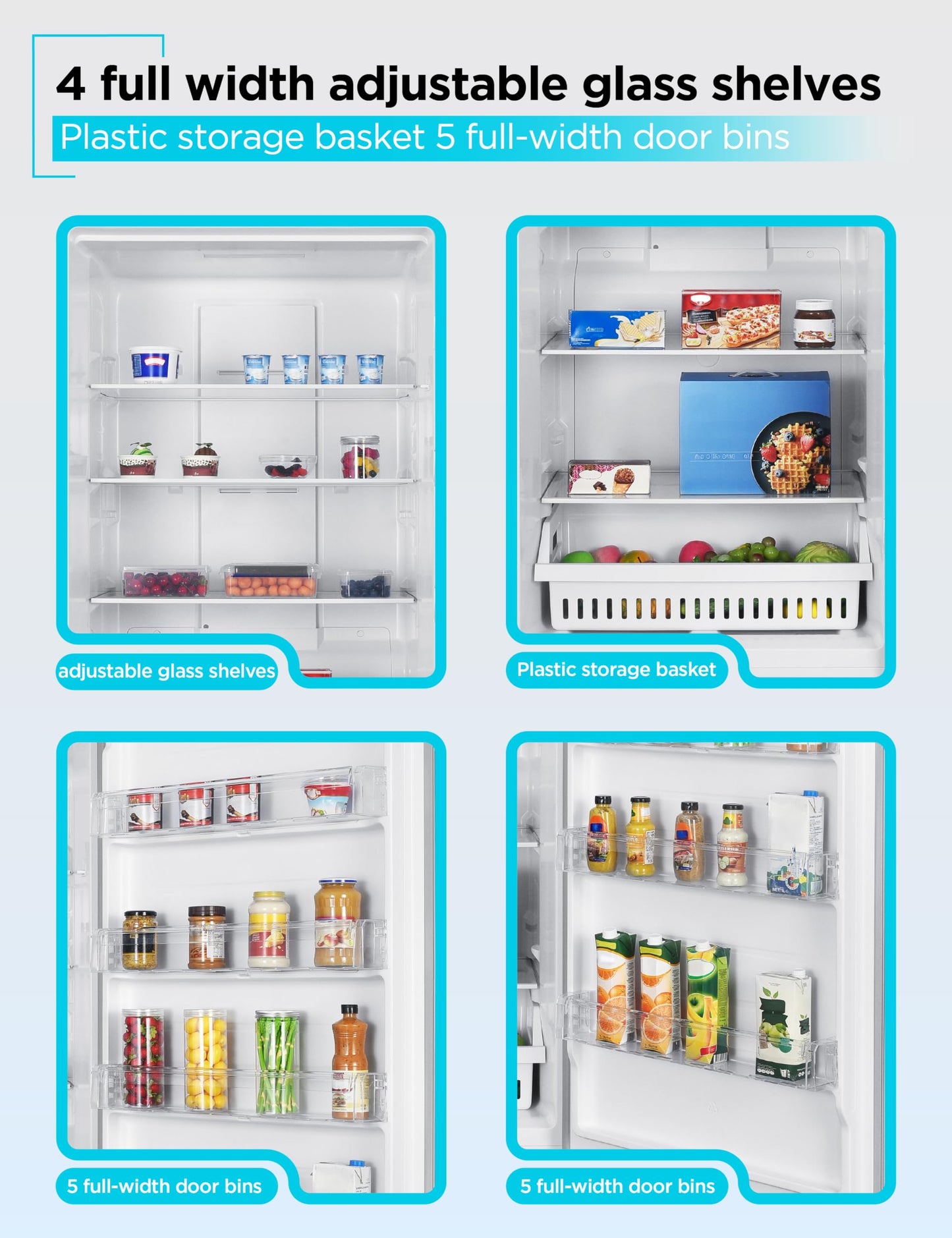 BLACK+DECKER 21.2 Cu. Ft. Convertible Freezer Refrigerator, Upright Freezer with Glass Shelves, Reversible Door,ENERGY STAR rated, Frost Free, BUC2120MB, Black