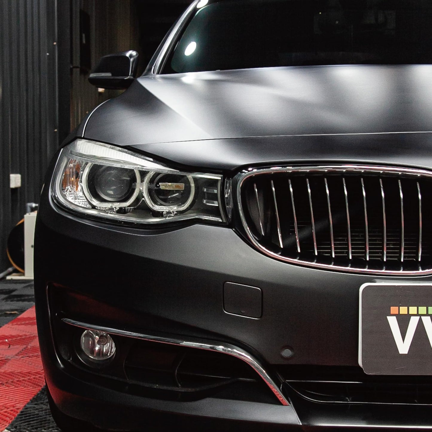 VViViD+ Matte Metallic Black Premium Vinyl Wrap (25ft x 5ft)