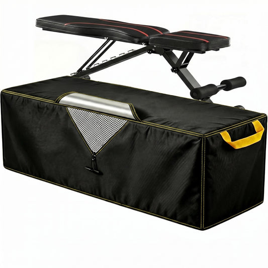 Weight Bench cover, 46x16x18 in, High-density Oxford fabric, featuring ventilation holes, suitable for the FLYBIRD WB2 Weight Bench and other products of the same dimensions