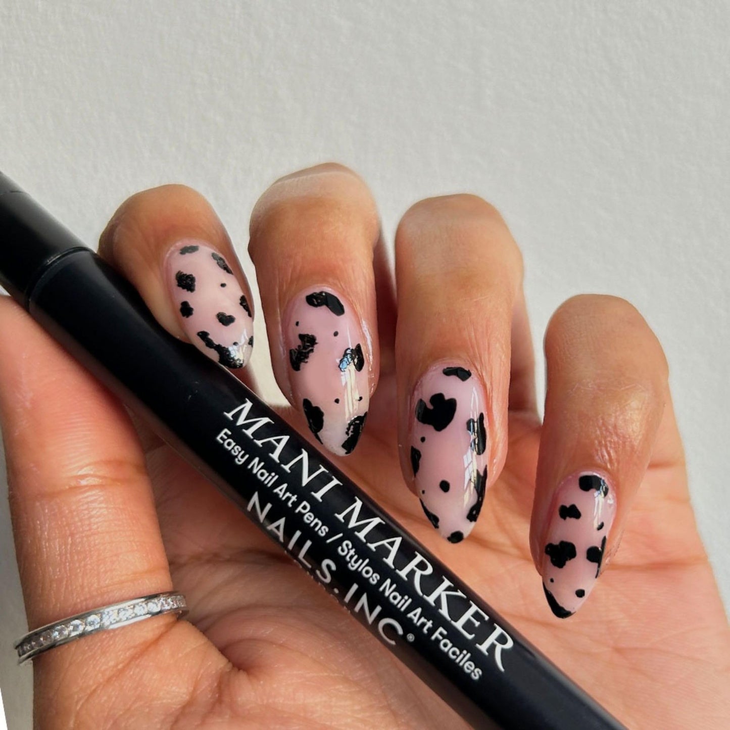 Nails.INC Mani Marker Nail Art Pen Trio, DIY Nail Drawings, Fine Tip, Thin Brush, No Bleed, Manicure Tools, Drawing & Painting, Long Lasting, Vegan, Cruelty Free, Nail Art Pen 3 Piece Set