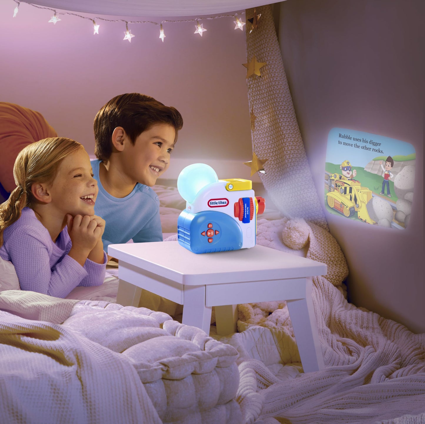 Little Tikes Story Dream Machine PAW Patrol Edition with Headphones, 6 PAW Patrol Stories & 2 Character Figures – Kids Audio Book Player, Toddler Toy Gift Ages 3+ (Amazon Exclusive)
