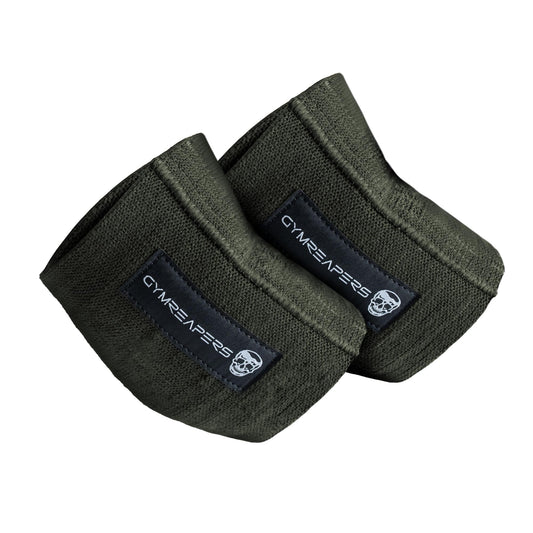 Gymreapers Elbow Compression Cuff for Weightlifting, Powerlifting – Support & Relief for Tendonitis, Stability, Tennis Elbow, Strength Training & Injury Recovery (Green, 13")