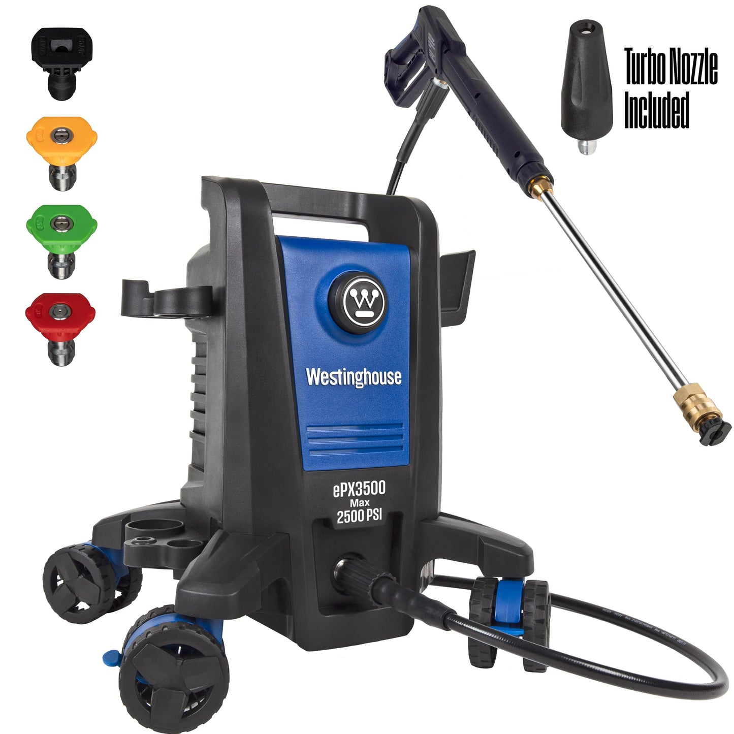 Westinghouse 2500 PSI Electric Pressure Washer Bundle with 12" Surface Cleaner and Accessories