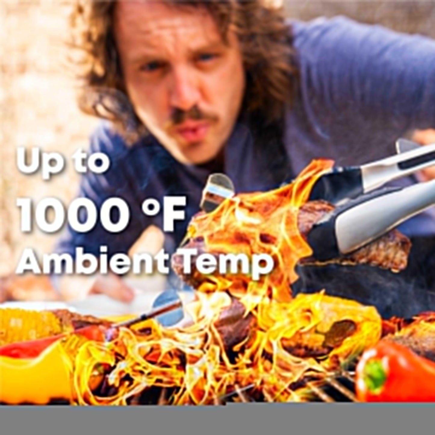 ChefsTemp ProTemp 2 Plus Needle Probe Wireless Meat Thermometer with Temperature Controller Unlimited Range Bluetooth & WiFi Enabled Smart Cooking Smoker Grilling BBQ Oven Kitchen (Stand + 1 Probe)