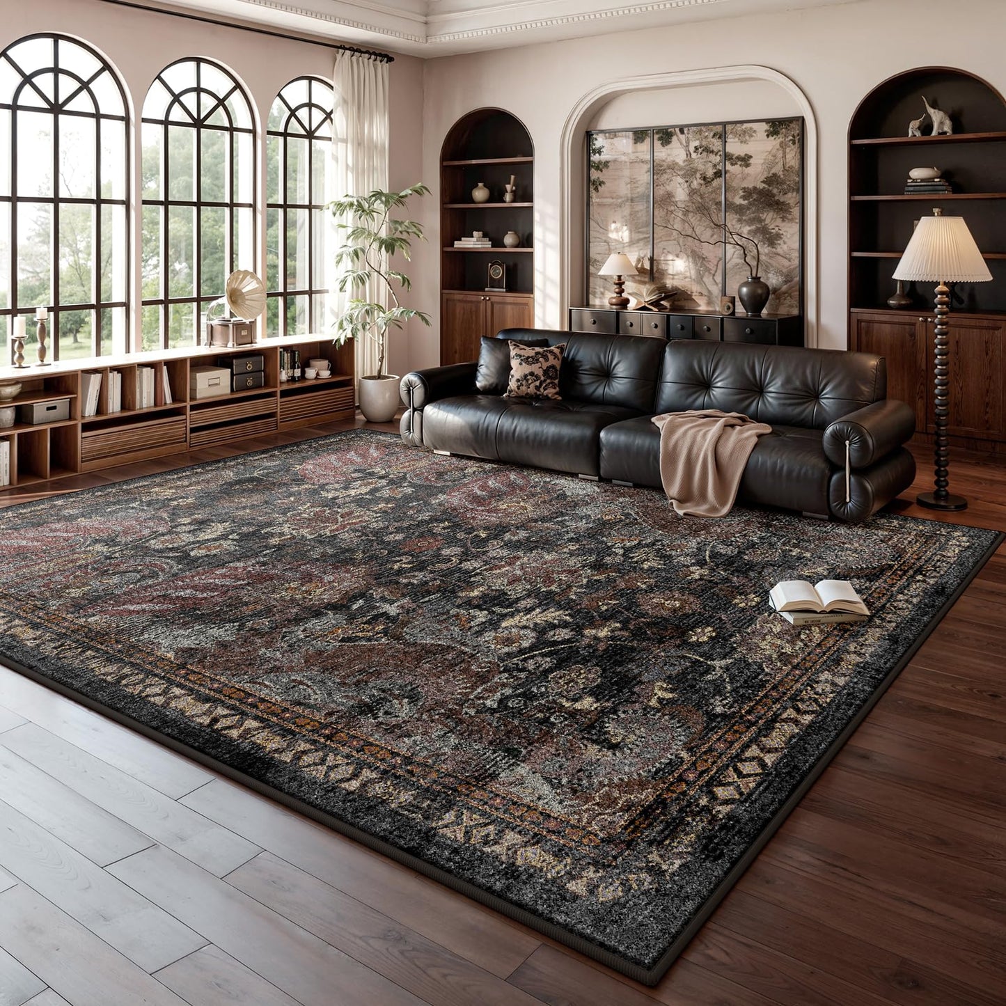 RUGIXE 8×10 Area Rug,Washable Rug,Rugs for Living Room,Washable Area Rug,Perfect for Living Room, Bedroom, Kids Room, Nursery