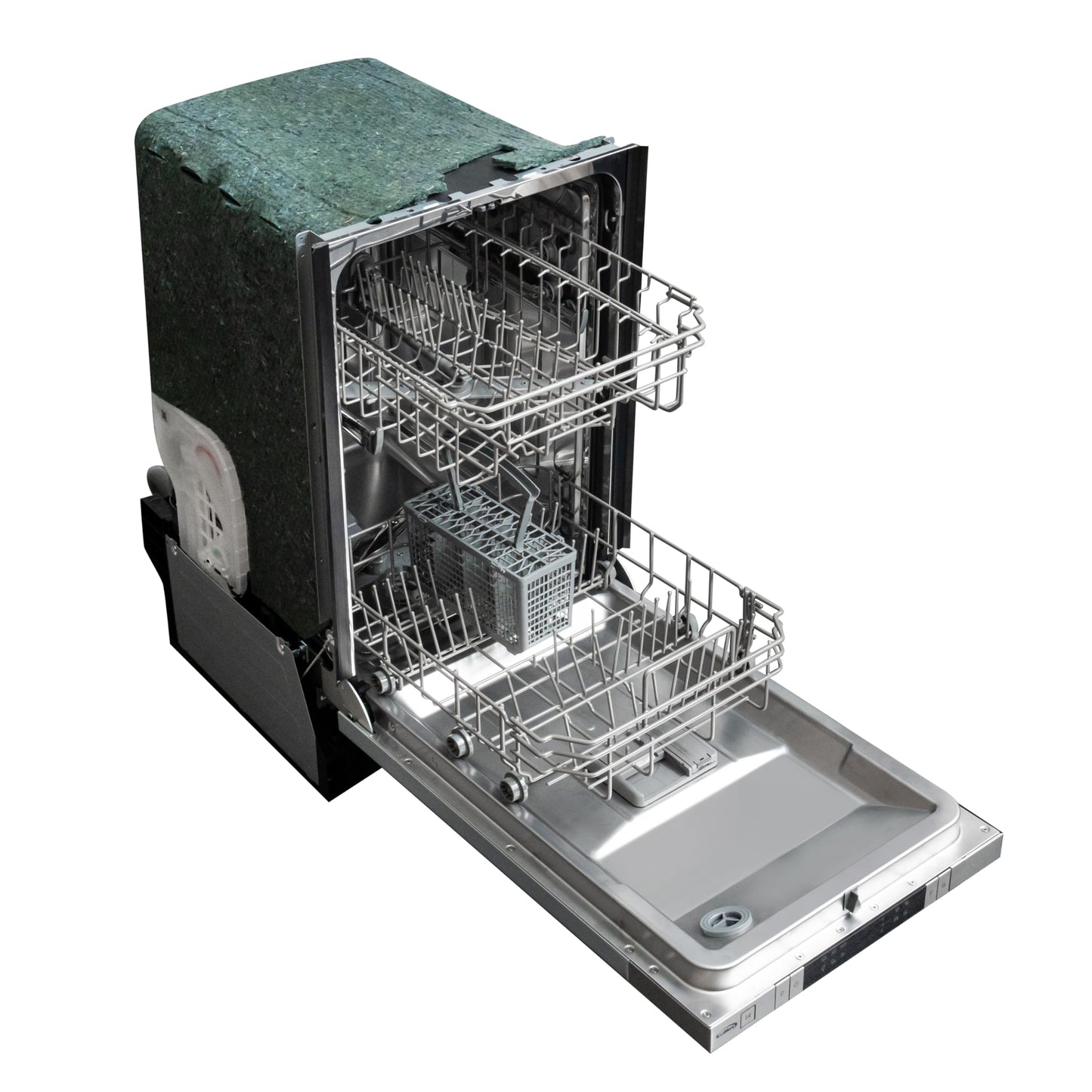 KoolMore 18 in. ADA Panel Ready with 8 Place Settings 52 DB Dishwasher in Stainless-Steel, UL and Energy Star Certified (KM-DW1852-PR)