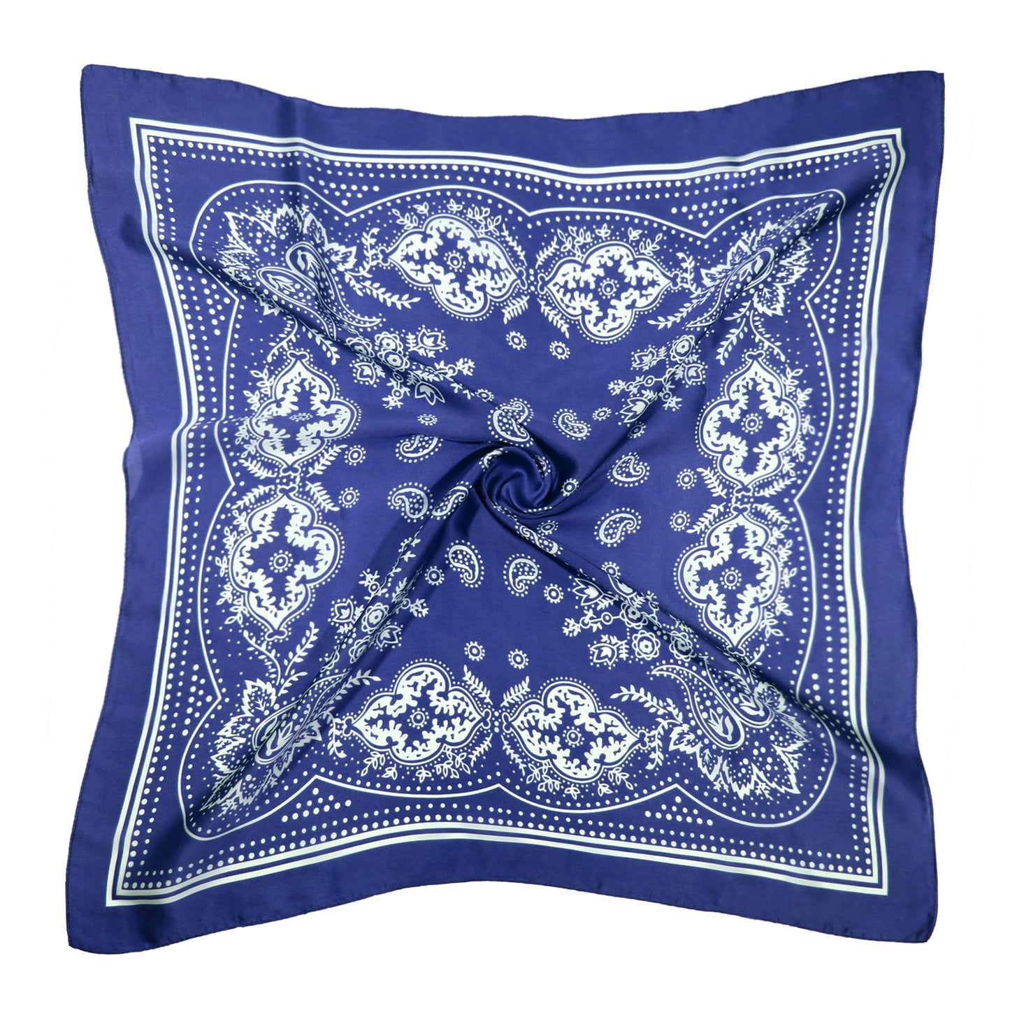 Satin Head Scarf - 27.5 Inches Silk Bandana Hair Wrap Square Scarf for Women & Girls