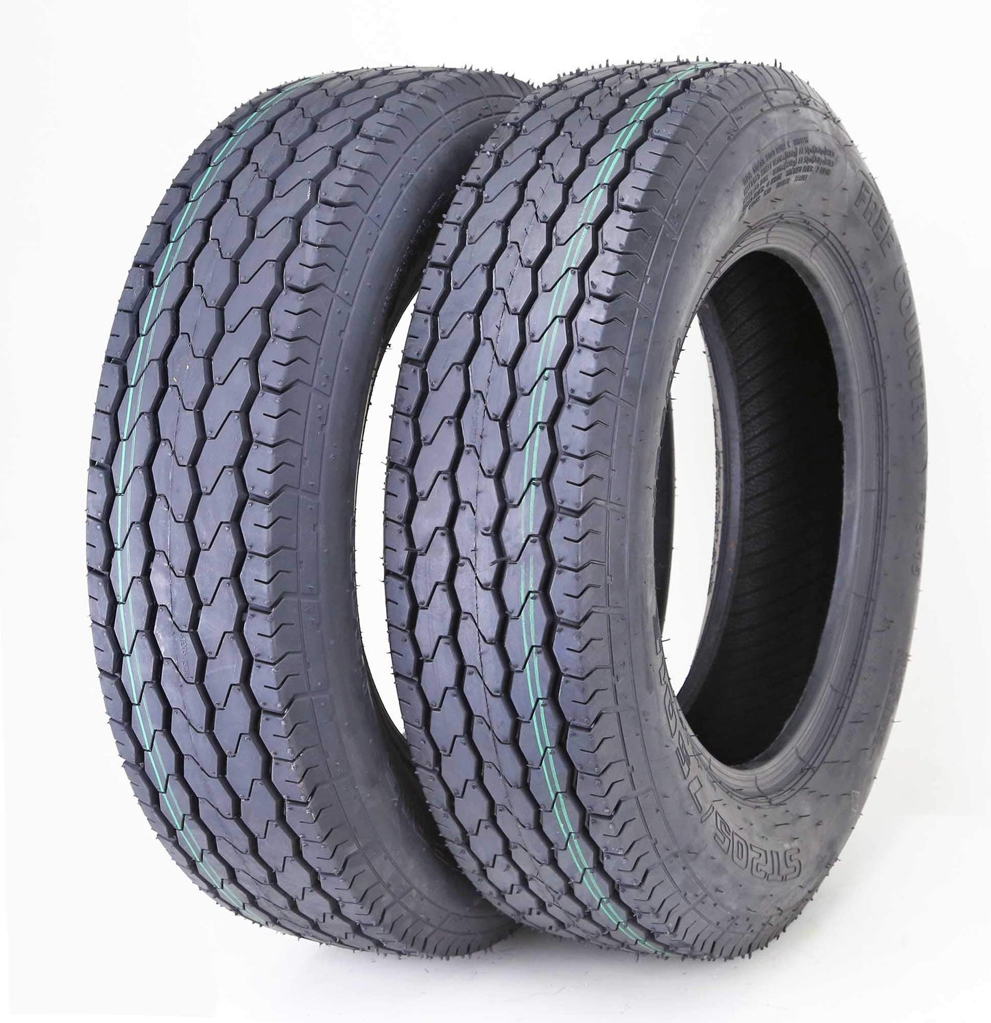 FREE COUNTRY 2 New Premium Trailer Tires ST 205/75D15-11021