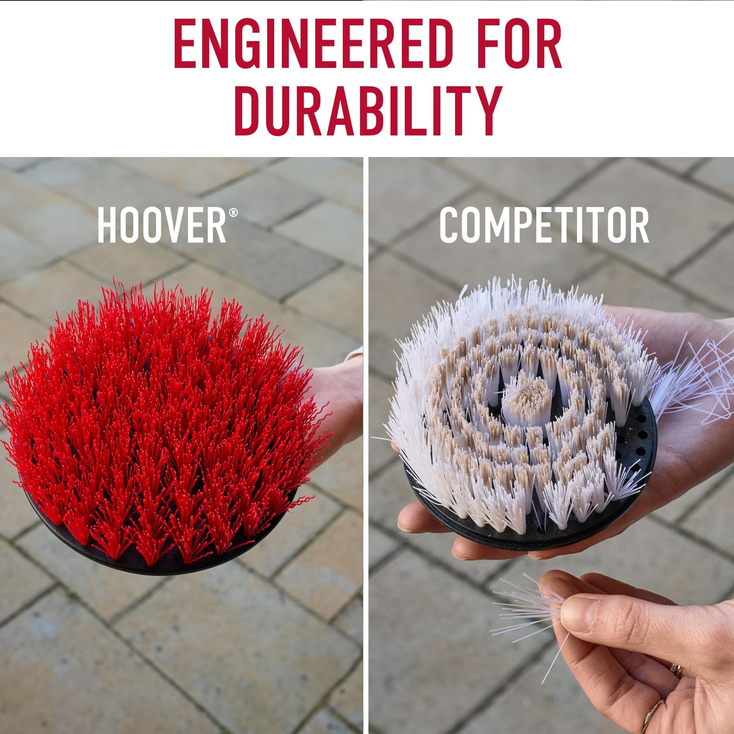 Hoover ONEPWR Telescoping Scrubber, Electric Spin Scrubber for Cleaning, Pivoting Brush Head, 4+ Feet of Reach, Water Resistant Power Cleaning Brush for Home and Outdoors