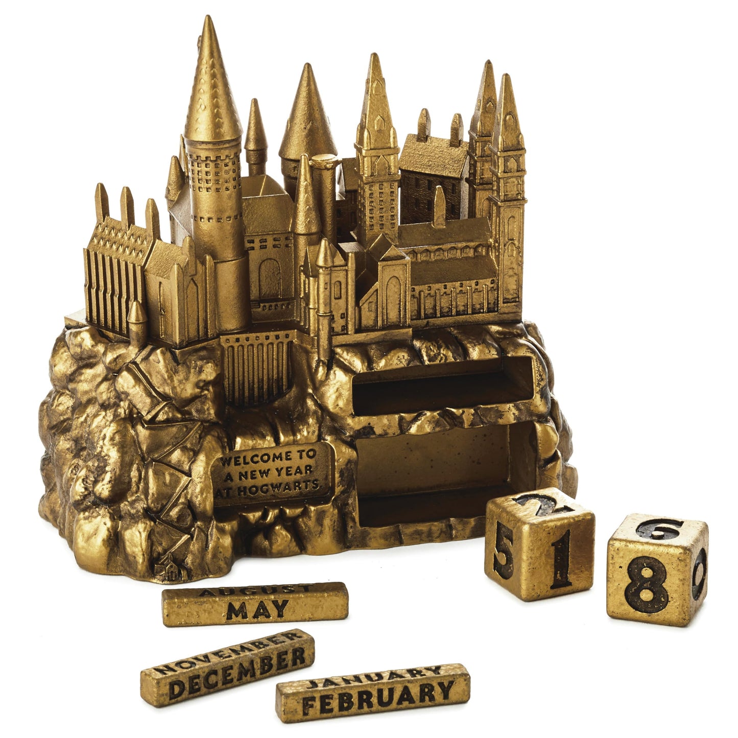 Hallmark Harry Potter Perpetual Calendar (Hogwarts) Office Supplies, Gift for Teachers, Kids, Boss, Administrative Assistant
