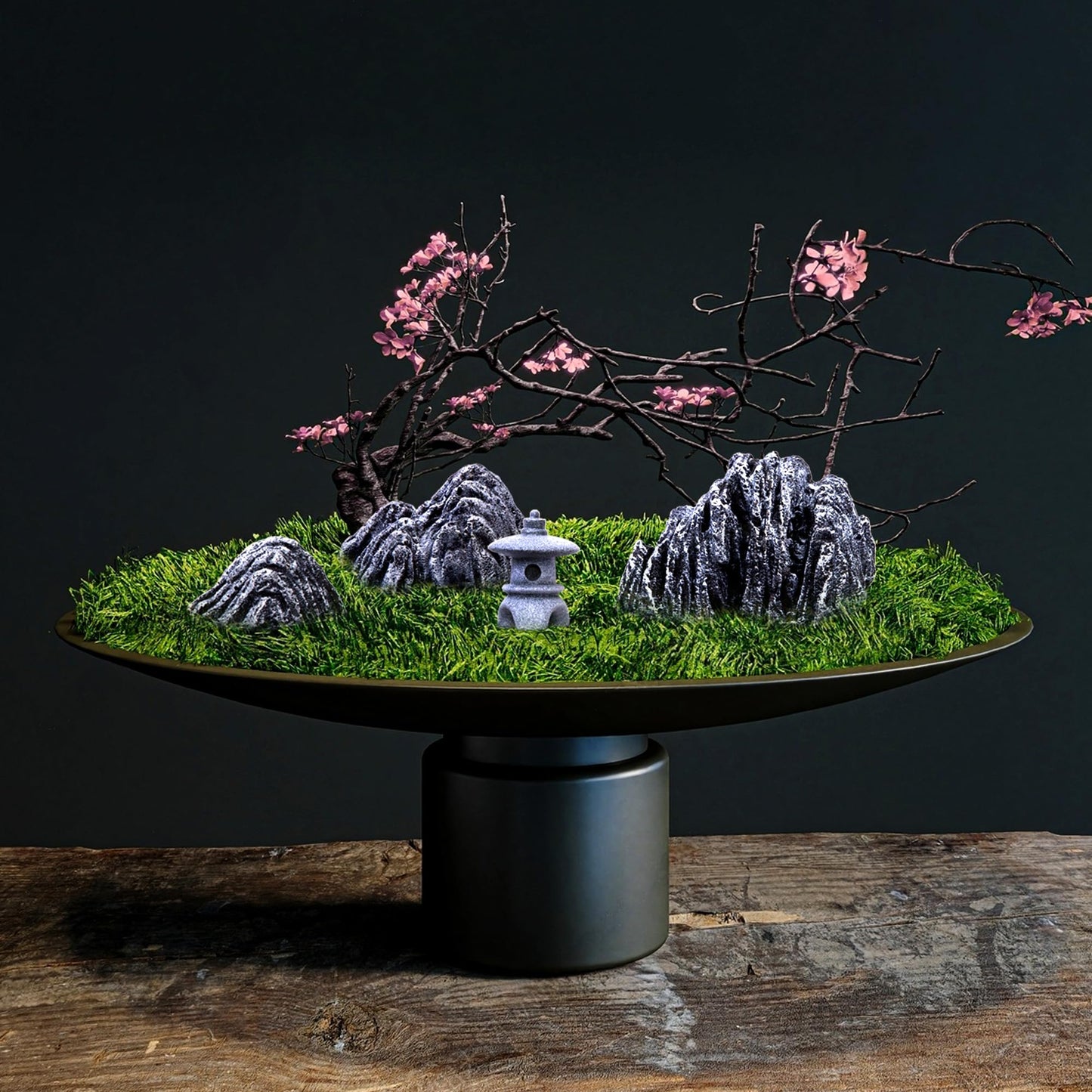 Cularve 4PCS Zen Garden Accessories – Miniature Japanese Rock Decor for Terrarium Decor, Fish Tank Decorations, Fairy Garden Decor, Desktop Bonsai, and Meditation Gifts