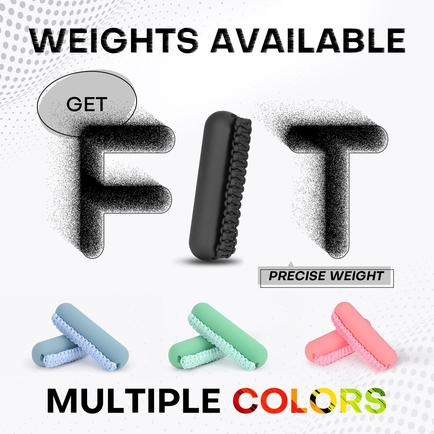 Hikeen Hand Weights Set for Women Men, Soft Dumbbells of 2 (3lb Each), Walking Weight with Hand Strap for Aerobics, Jogging, Running(Black,6lb sets)