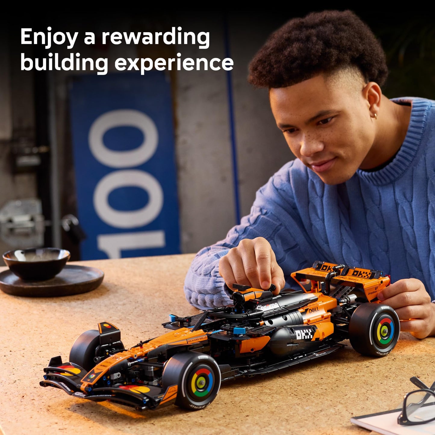 LEGO Technic McLaren MCL39 F1 Car Building Set for Adults - Room or Office Decor for Men & Women, Ages 18+ - F1 Gifts for Fans - Authentic Details - 42228