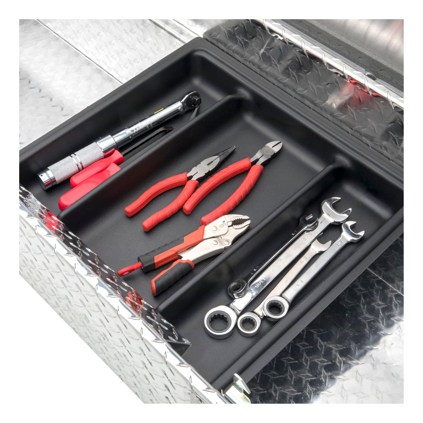 UWS EC10141 58-Inch Heavy-Wall Aluminum Truck Tool Box with Low Profile, RigidCore Lid