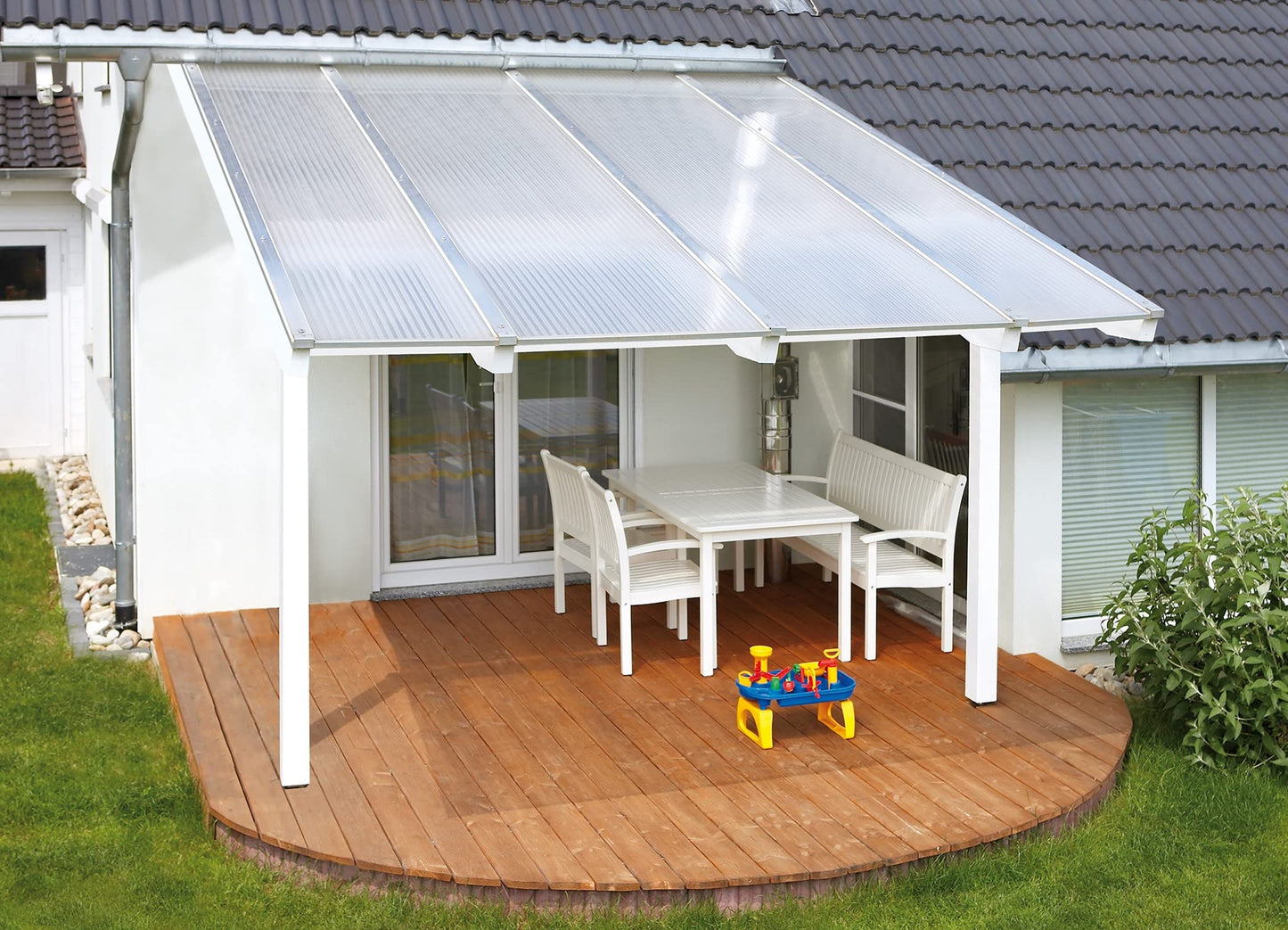 Falken Design Polycarbonate Roof Panel Twinwall (Multiwall) Bronze 36 in. x 72 in. x 1/4 in. (6MM) Thick