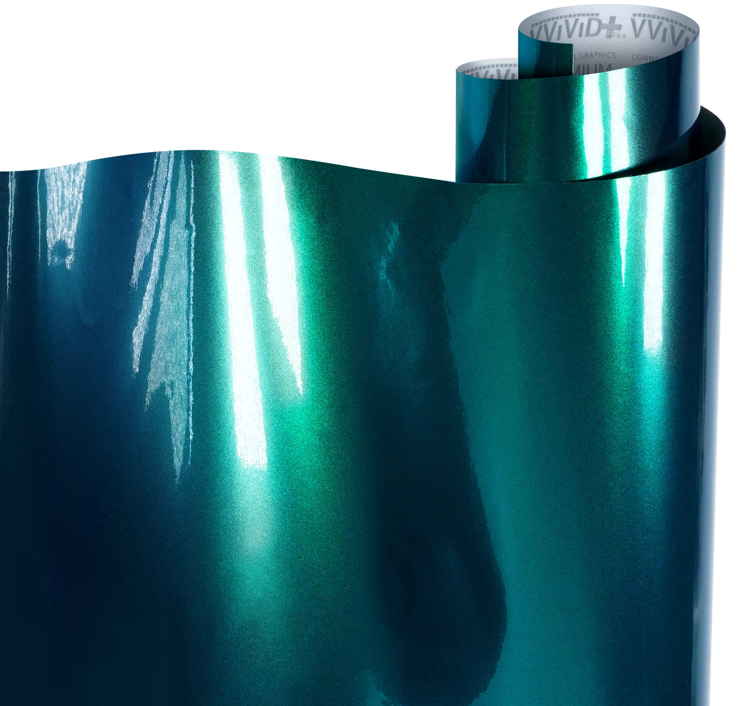 VViViD+ Gloss Goblin Blue Premium Vinyl Wrap Film (50ft x 5ft)