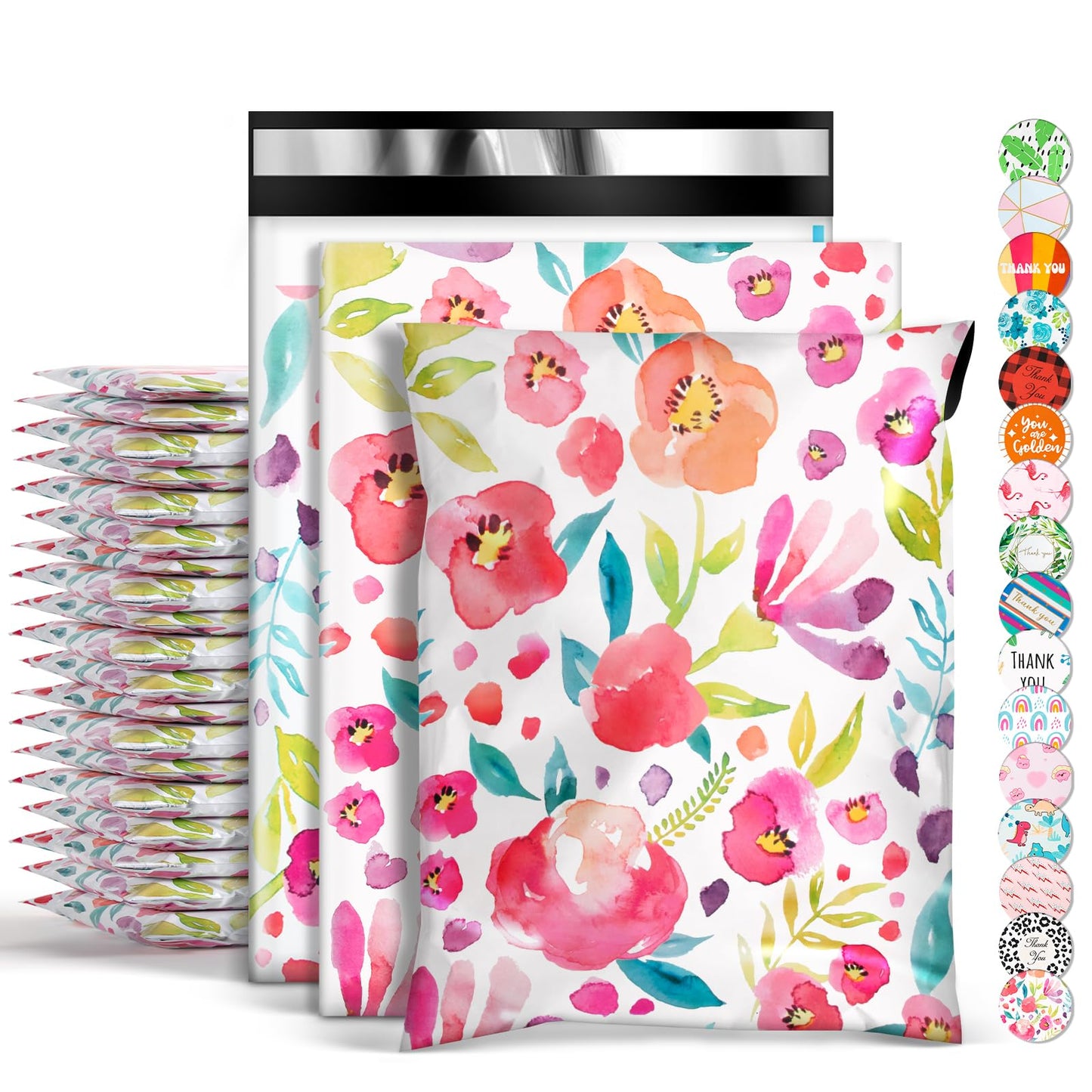 Oududianzi Poly Mailers 10x13, 100PCS Shipping Bags, Self-Seal Mailing Bags, Mailers Poly Bags, Polymailers Packaging Bags for Online Small Bussiness and Retail Stores