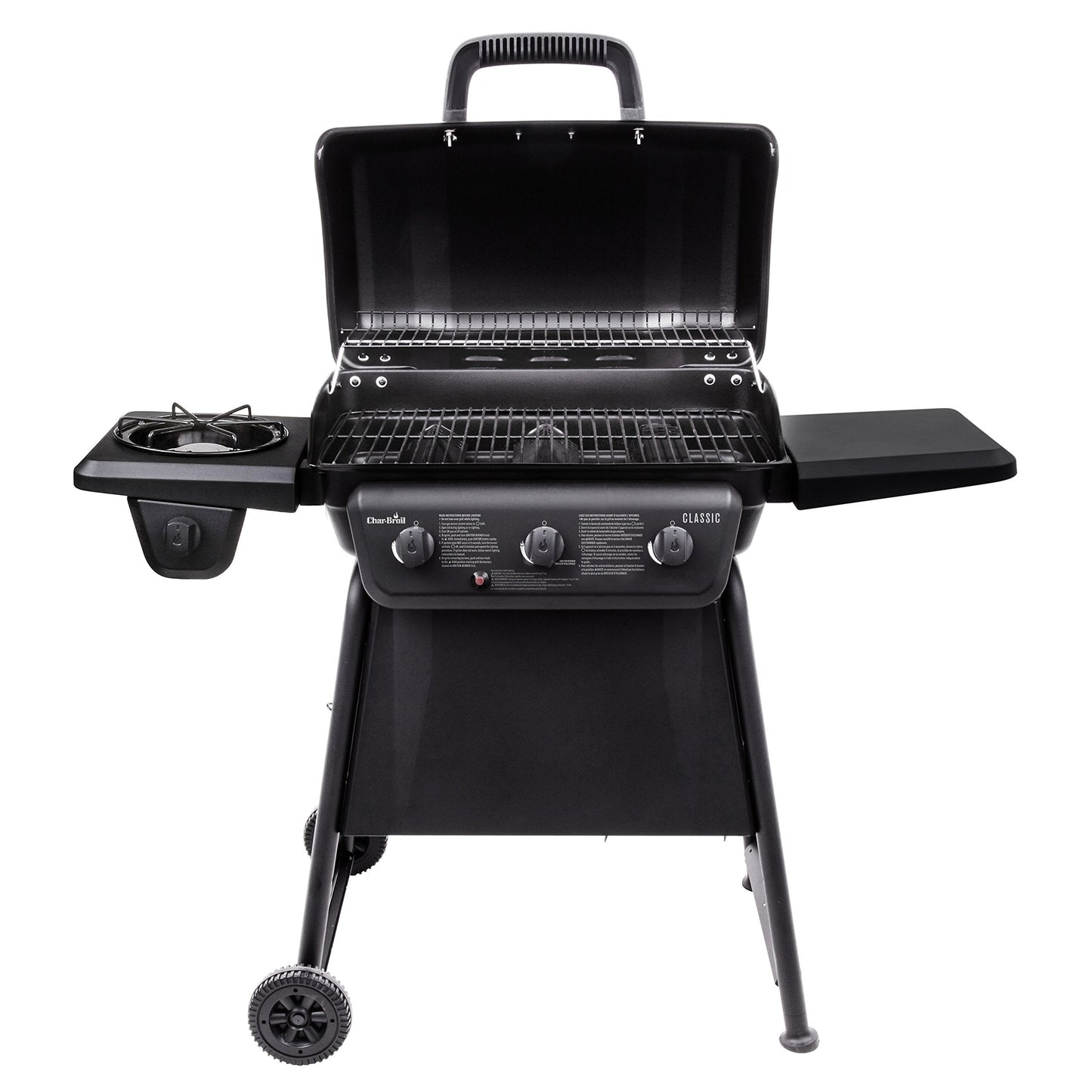 Char-Broil® Classic Series™ Convective 3-Burner with Side Burner Propane Gas Stainless Steel Grill - 463773817-P2