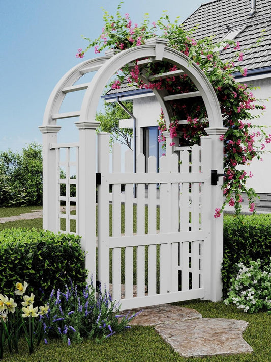 Nantucket Deluxe Arbor with 60" Gate