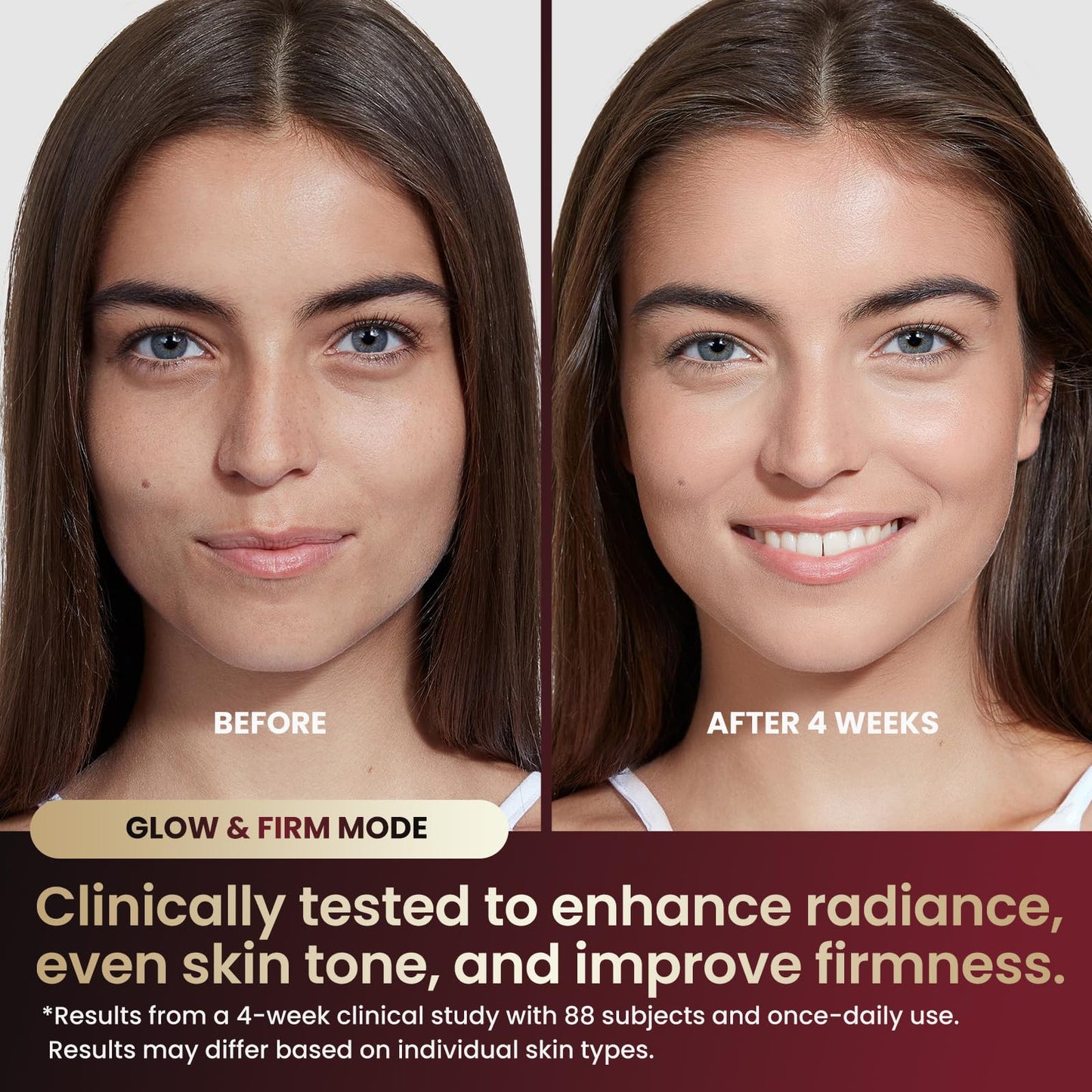 Red Light Therapy for Face - Anti-Aging, Wrinkles & Acne with 7 Modes, 850nm Infrared red Light Therapy, LED Face Mask with 432 LEDs,at Home & Travel