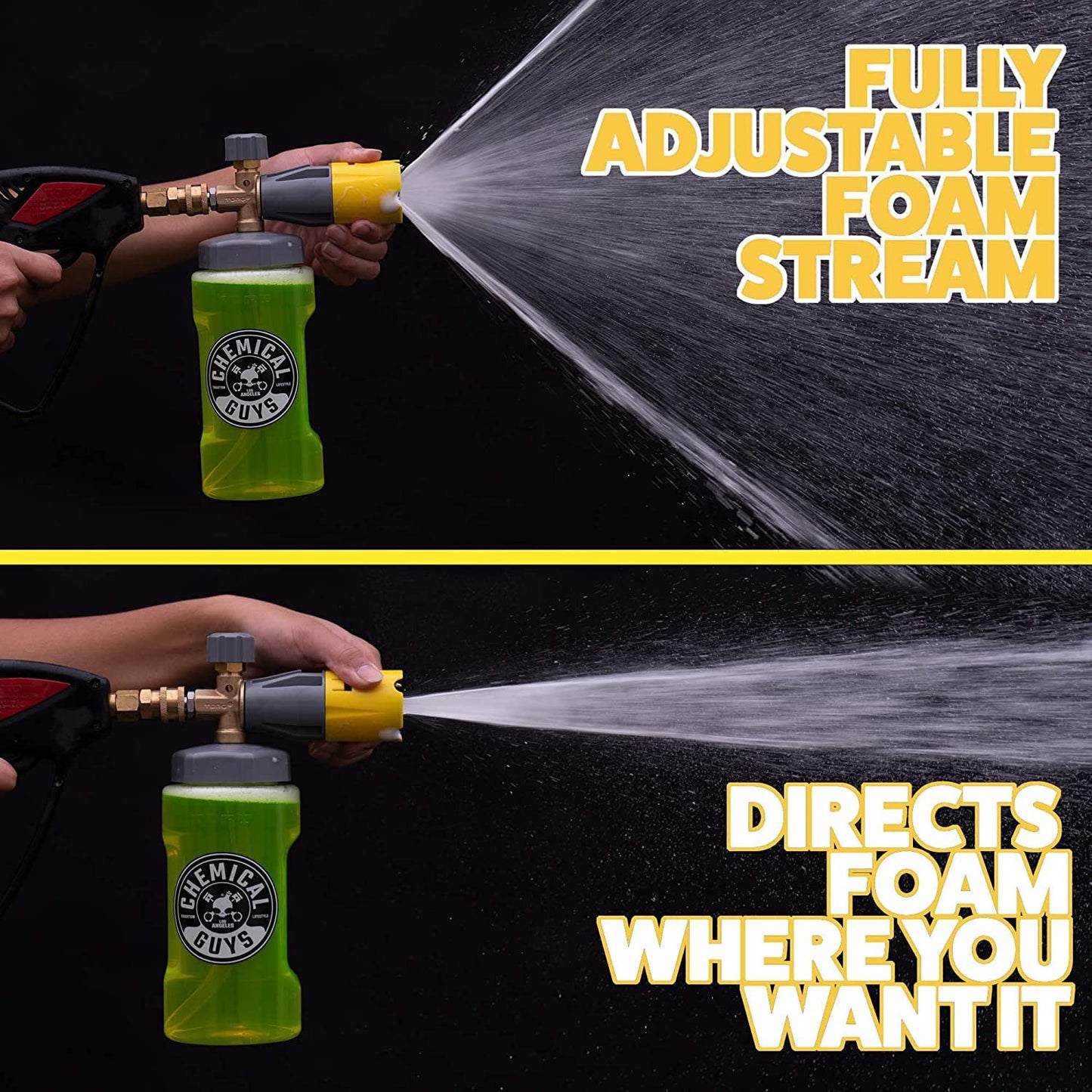 Chemical Guys CWS_402_64PMSK Big Mouth Pressure Washer Starter Kit - Mr. Pink Foaming Car Wash Soap, 64 fl oz (.5 Gallon) + Big Mouth Foam Cannon & Snubby Spray Foam Gun, For Pressure Washer - 3 Items