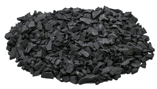 Raw Shungite Stones for Water - 1lb Shungite Carbon Water Filter - Water Purification Rock - Healing Stones for Home Garden Decor Vases Plants Succulents Cactus Jewelry & Art Project